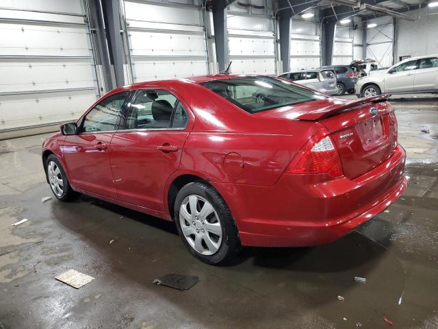 3FAHP0HA1AR107318 - 2010 FORD FUSION SE RED photo 2