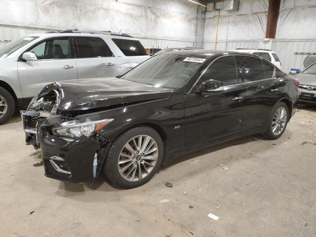 JN1EV7AR8KM554253 - 2019 INFINITI Q50 LUXE BLACK photo 1