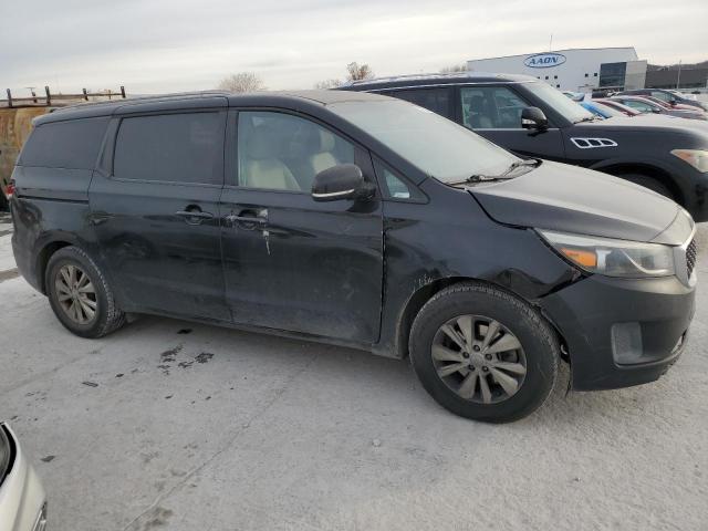 KNDMB5C17F6063258 - 2015 KIA SEDONA LX BLACK photo 4