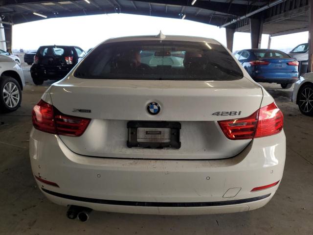 WBA4A7C59FD414116 - 2015 BMW 428 XI GRAN COUPE WHITE photo 6