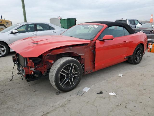 1FATP8UH6K5131517 - 2019 FORD MUSTANG RED photo 1