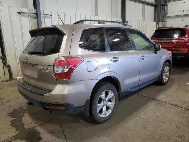 JF2SJAHC1EH402131 - 2014 SUBARU FORESTER 2.5I LIMITED TAN photo 3