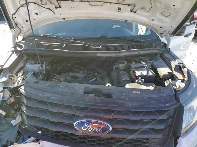 1FM5K8AT2HGC56579 - 2017 FORD EXPLORER POLICE INTERCEPTOR Weiß Foto 12