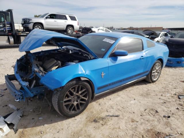1ZVBP8AM0C5233210 - 2012 FORD MUSTANG BLUE photo 1