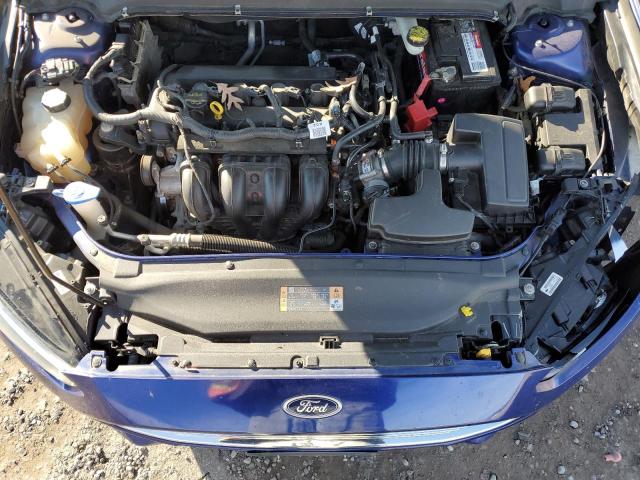 3FA6P0H77ER199245 - 2014 FORD FUSION SE BLUE photo 11