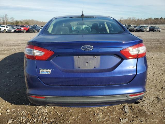 3FA6P0H77ER199245 - 2014 FORD FUSION SE BLUE photo 6