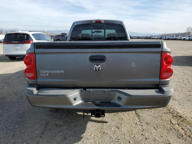 1D7HW42K48S626891 - 2008 DODGE DAKOTA SLT GRAY photo 6