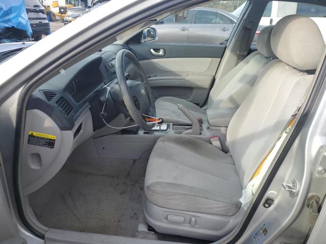 5NPET46C48H403709 - 2008 HYUNDAI SONATA GLS SILVER photo 7