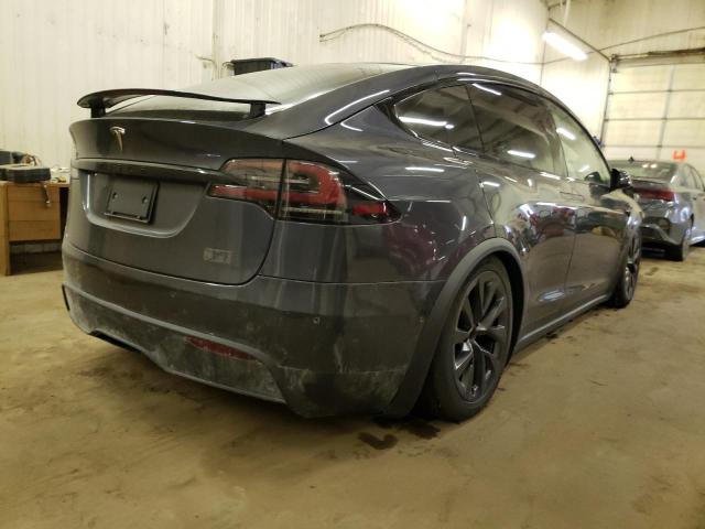 7SAXCBE65NF355403 - 2022 TESLA MODEL X CHARCOAL photo 3