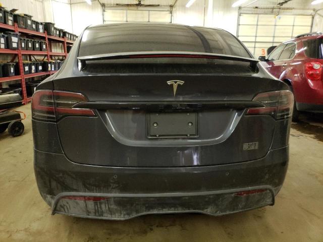 7SAXCBE65NF355403 - 2022 TESLA MODEL X CHARCOAL photo 6