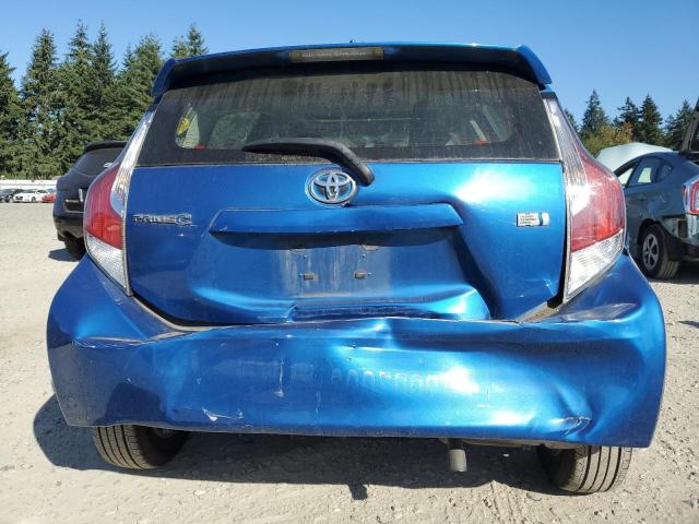 JTDKDTB37G1132456 - 2016 TOYOTA PRIUS C 蓝色 照片 6