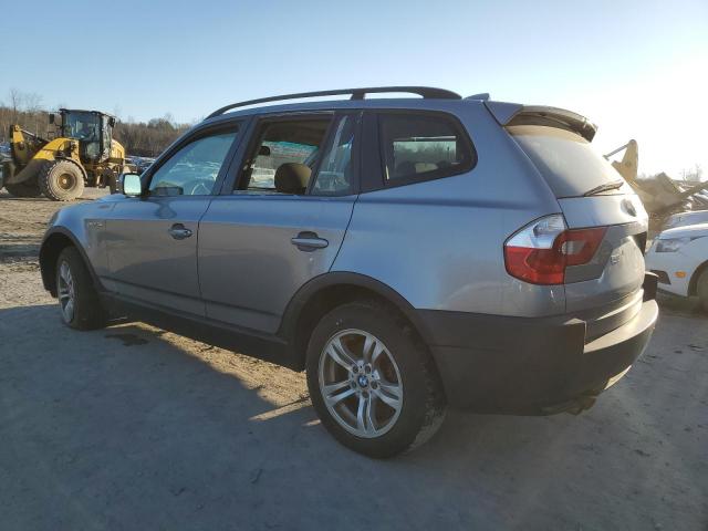 WBXPA93485WD16982 - 2005 BMW X3 3.0I SILVER photo 2