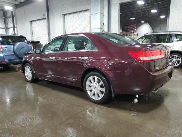 3LNHL2GC1CR828757 - 2012 LINCOLN MKZ MAROON photo 2