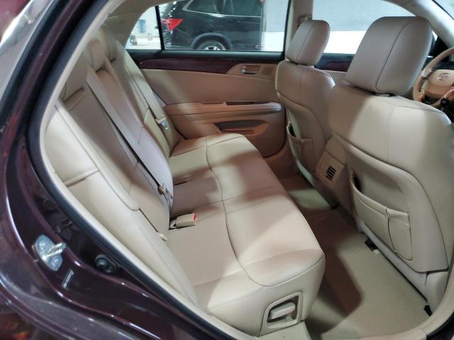 4T1BK3DB9BU424347 - 2011 TOYOTA AVALON BASE BURGUNDY photo 10