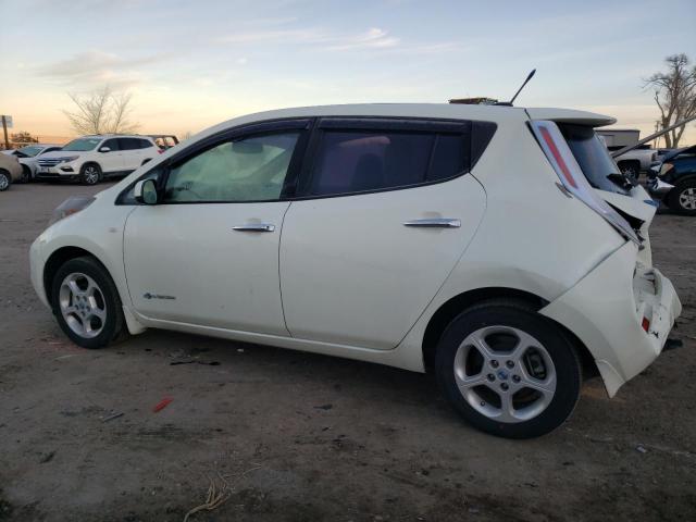 JN1AZ0CP8BT007625 - 2011 NISSAN LEAF SV WHITE photo 2