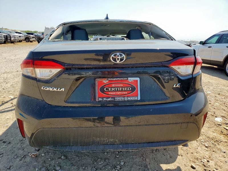 JTDEPMAE5NJ224739 - 2022 TOYOTA COROLLA LE შავი ფოტო 6