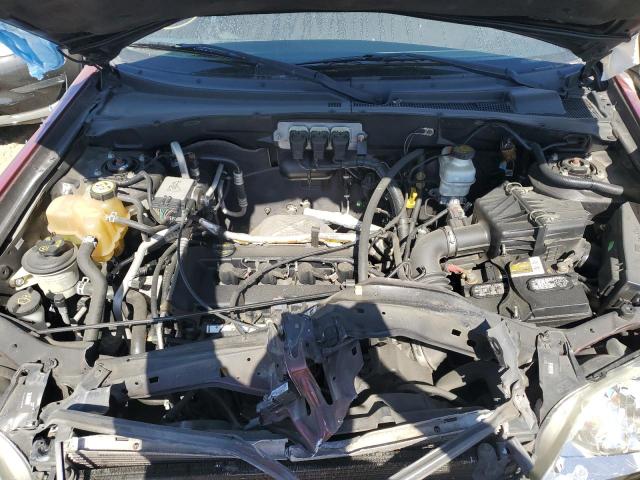 4F2YZ02Z66KM13896 - 2006 MAZDA TRIBUTE I BURGUNDY photo 11