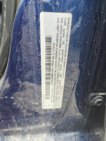 3VWLL7AJ7BM059113 - 2011 VOLKSWAGEN JETTA TDI ლურჯი ფოტო 12