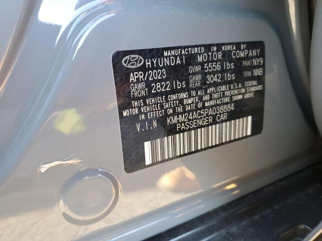 KMHM24AC5PA038884 - 2023 HYUNDAI IONIQ 6 SE GRAY photo 12