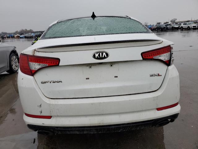 5XXGR4A68DG093854 - 2013 KIA OPTIMA SX WHITE photo 6