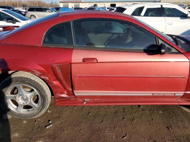 1FAFP40624F242413 - 2004 FORD MUSTANG RED photo 10