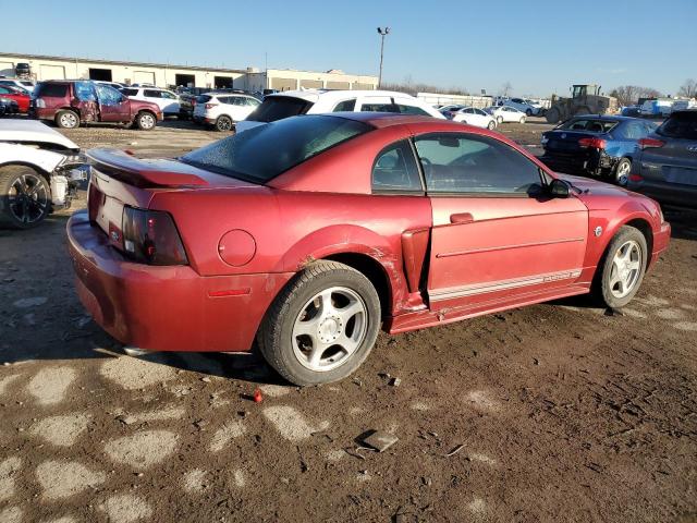 1FAFP40624F242413 - 2004 FORD MUSTANG RED photo 3