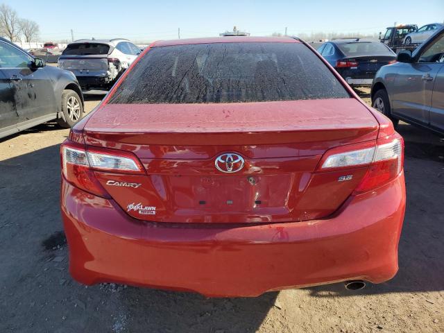 4T1BF1FK0EU788084 - 2014 TOYOTA CAMRY L RED photo 6