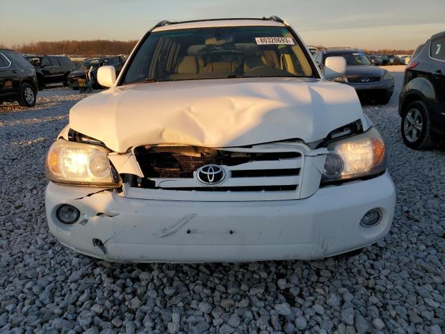 JTEEP21A340016666 - 2004 TOYOTA HIGHLANDER WHITE photo 5