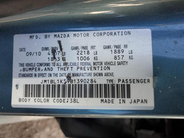 JM1BL1K59B1390284 - 2011 MAZDA 3 S BLUE photo 13