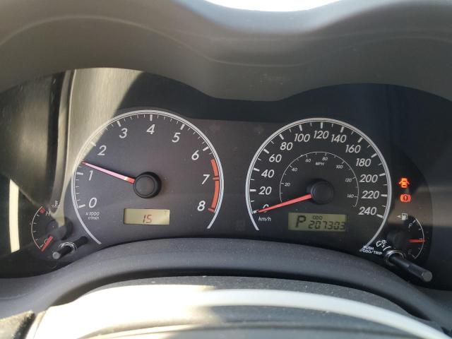 2T1BU4EE8AC390135 - 2010 TOYOTA COROLLA BASE Grau Foto 9