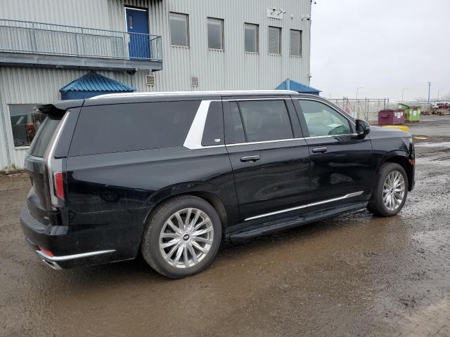 1GYS4LKL3NR153992 - 2022 CADILLAC ESCALADE ESV PREMIUM LUXURY BLACK photo 3