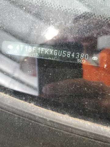 4T1BF1FKXGU584380 - 2016 TOYOTA CAMRY LE BLUE photo 12