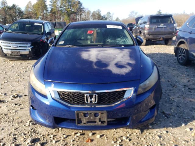 1HGCS12879A009576 - 2009 HONDA ACCORD EXL BLUE photo 5