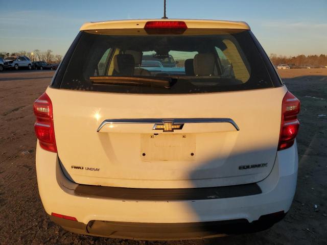 2GNFLEEK9G6206550 - 2016 CHEVROLET EQUINOX LS WHITE photo 6