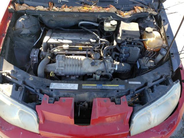 1G8AY14P26Z176864 - 2006 SATURN ION REDLINE RED photo 11