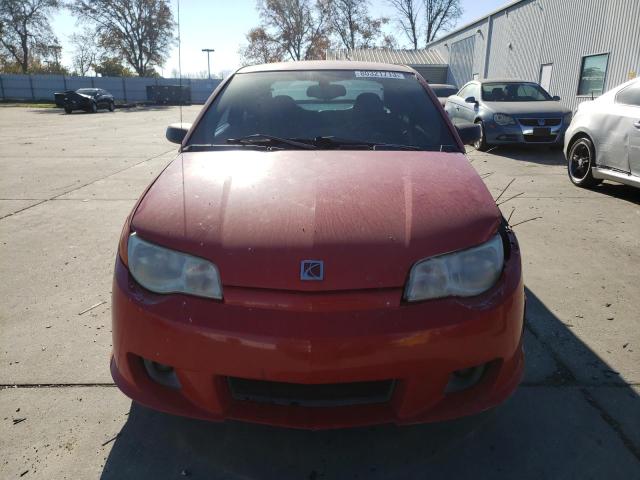 1G8AY14P26Z176864 - 2006 SATURN ION REDLINE RED photo 5