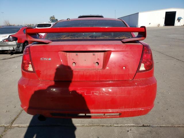 1G8AY14P26Z176864 - 2006 SATURN ION REDLINE RED photo 6