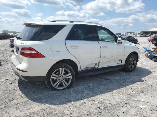 4JGDA5HB6EA378161 - 2014 MERCEDES-BENZ ML 350 4MATIC WHITE photo 3