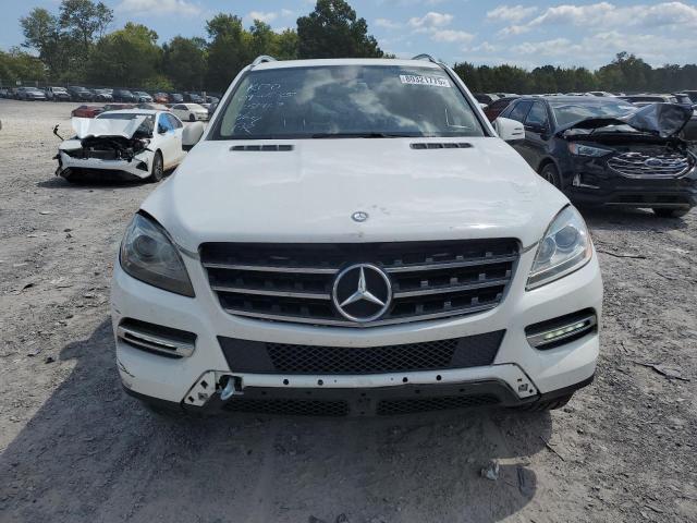 4JGDA5HB6EA378161 - 2014 MERCEDES-BENZ ML 350 4MATIC WHITE photo 5