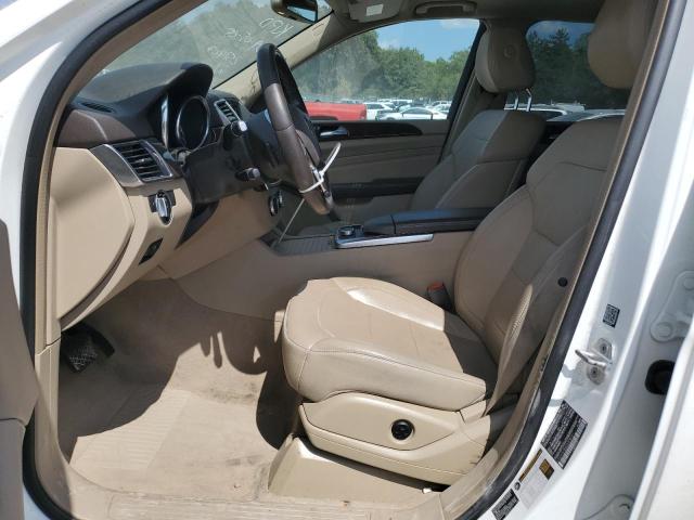 4JGDA5HB6EA378161 - 2014 MERCEDES-BENZ ML 350 4MATIC WHITE photo 7