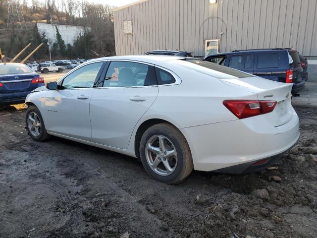 1G1ZB5ST0JF159372 - 2018 CHEVROLET MALIBU LS WHITE photo 2