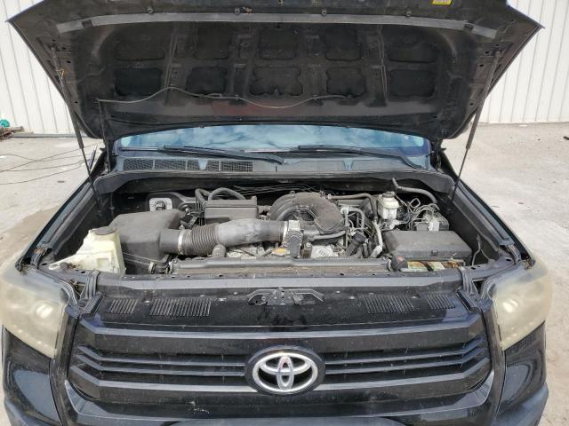 5TFRU5F14EX032795 - 2014 TOYOTA TUNDRA DOUBLE CAB SR/SR5 BLACK photo 11