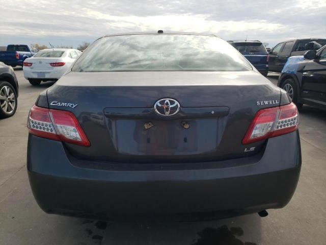 4T4BF3EKXBR153209 - 2011 TOYOTA CAMRY BASE GRAY photo 6