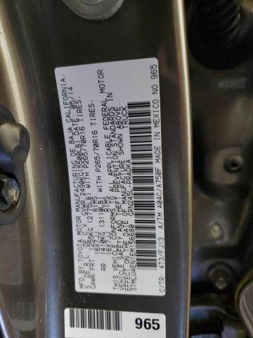 3TMLU4EN1EM156680 - 2014 TOYOTA TACOMA DOUBLE CAB Qəhvəyi foto 12