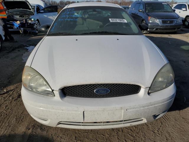 1FAFP53U56A170882 - 2006 FORD TAURUS SE WHITE photo 5