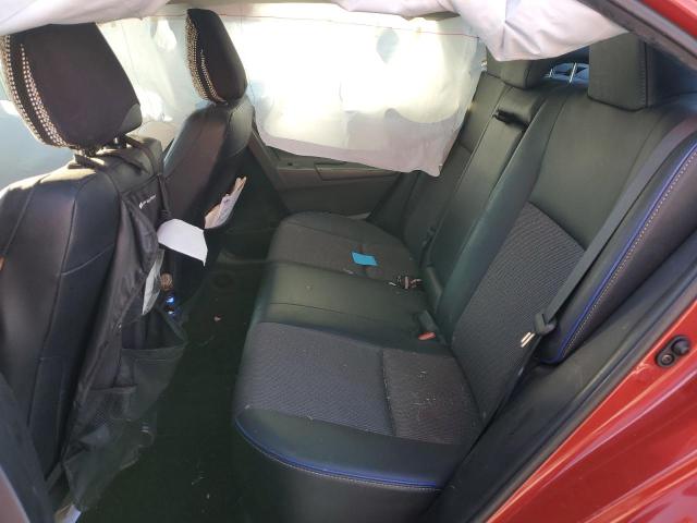 2T1BURHE3HC869114 - 2017 TOYOTA COROLLA L RED photo 10