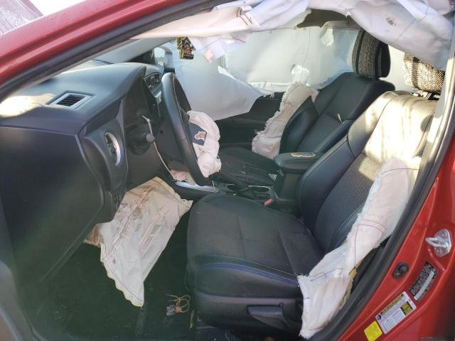 2T1BURHE3HC869114 - 2017 TOYOTA COROLLA L RED photo 7