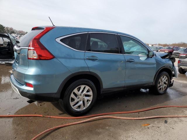 2HKRM4H59FH649391 - 2015 HONDA CR-V EX BLUE photo 3