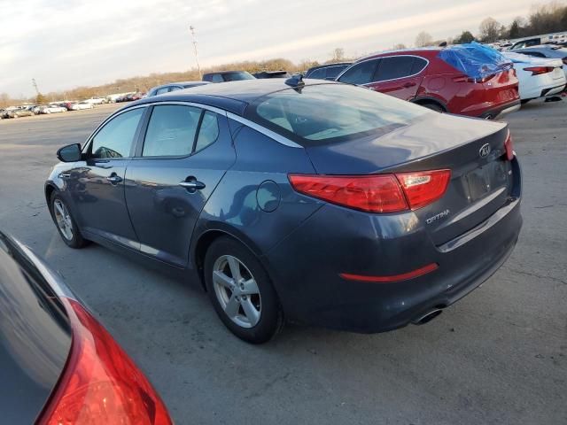 5XXGM4A73FG481696 - 2015 KIA OPTIMA LX BLUE photo 2