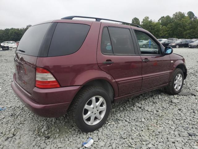 4JGAB72E0XA077435 - 1999 MERCEDES-BENZ ML 430 BURGUNDY photo 3
